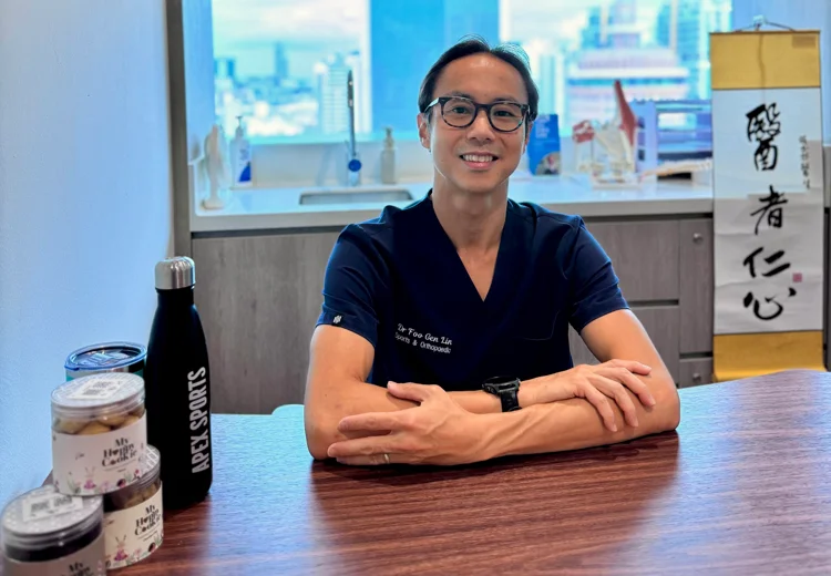 Consultation with Dr Foo from Apex Sports Clinic.